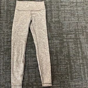 Grey speckled LULULEMON LEGGINGS align pant 7/8
